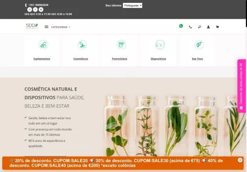 500Cosmetics Fevereiro 2026