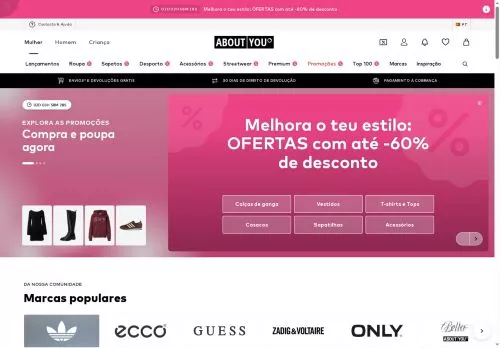 ABOUT YOU Fevereiro 2026