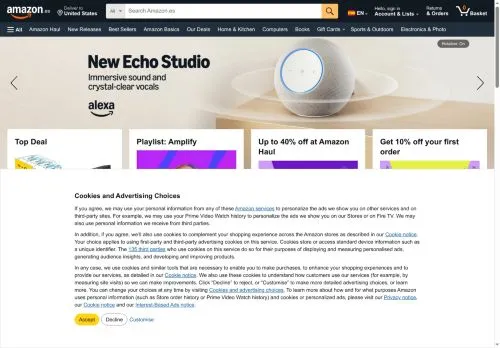 Amazon Portugal Março 2026