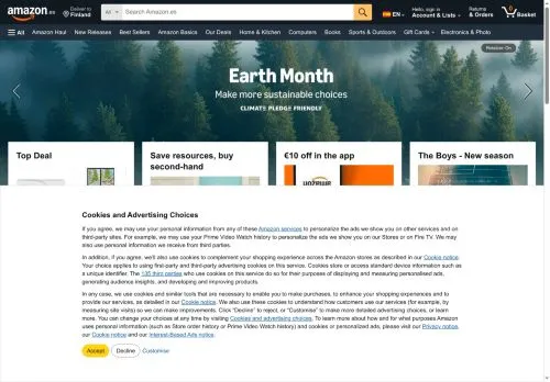 Amazon Portugal Abril 2026