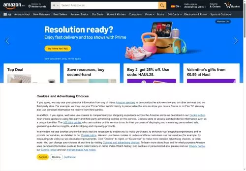 Amazon Portugal Janeiro 2026