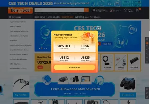 Banggood Janeiro 2026