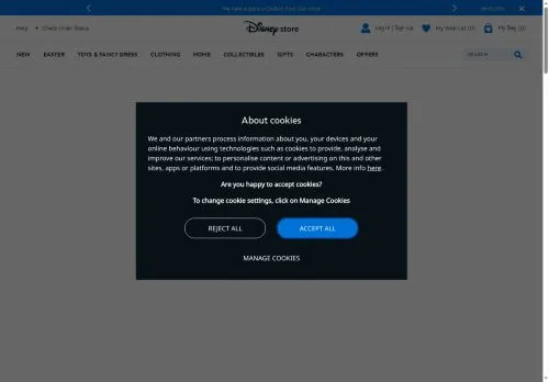 Disney Store Março 2026