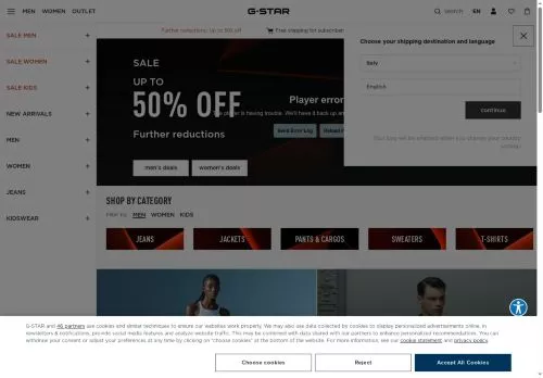 G-Star RAW Janeiro 2026