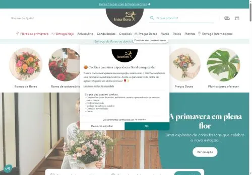 Interflora Março 2026