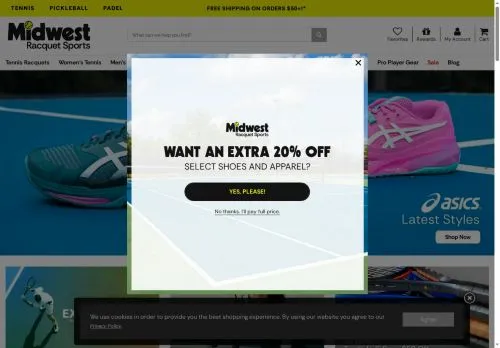 Midwest Racquet Sports Março 2026