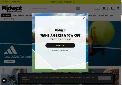 Midwest Racquet Sports Dezembro 2025