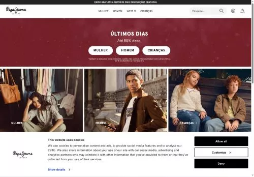 Pepe Jeans Janeiro 2026