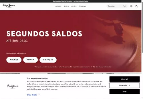 Pepe Jeans Dezembro 2025