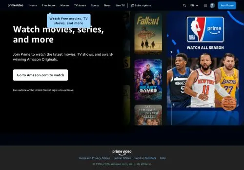 Prime Video Maio 2026
