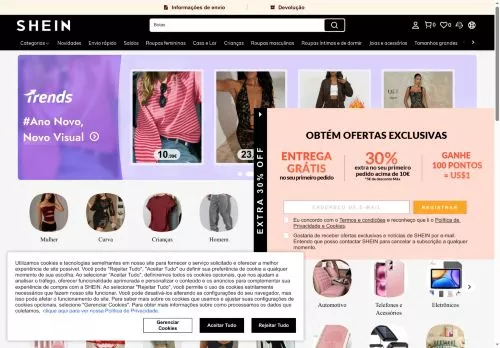 SHEIN Fevereiro 2026