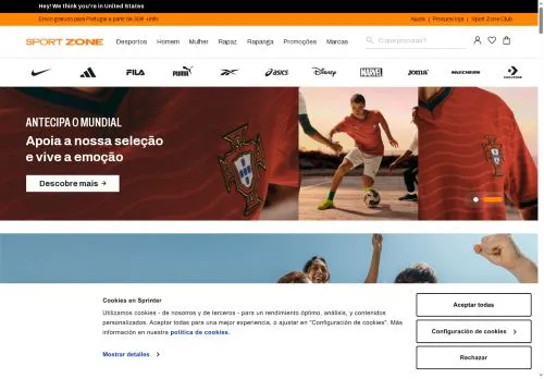 Sport Zone Maio 2026