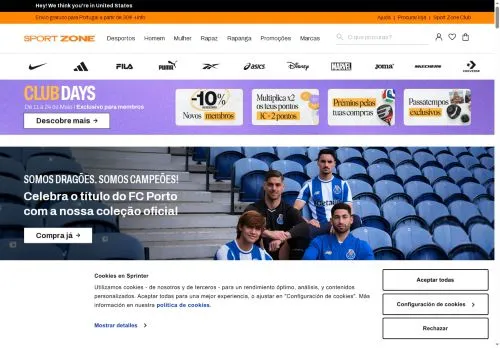 Sport Zone Maio 2026