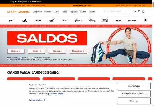 Sport Zone Janeiro 2026