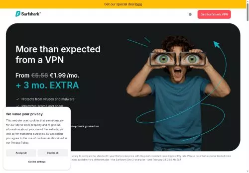 Surfshark VPN Fevereiro 2026