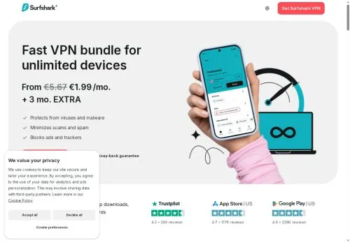 Surfshark VPN Maio 2026