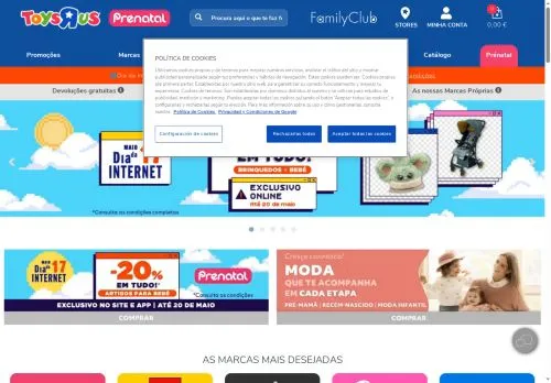Toys'R'Us Maio 2026