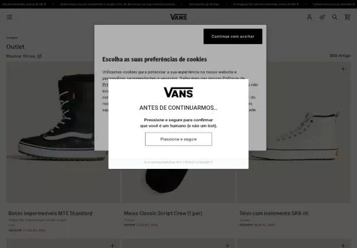 Vans Março 2026