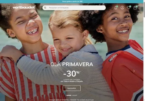 Vertbaudet Março 2026