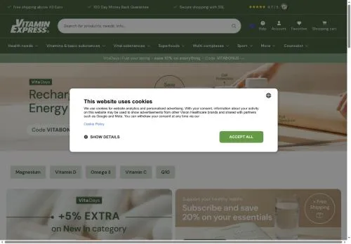 Vitamin Express Março 2026