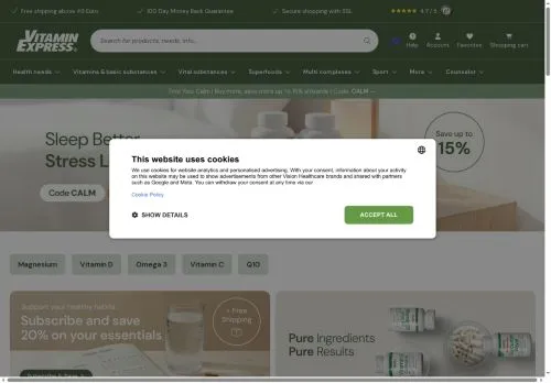 Vitamin Express Abril 2026