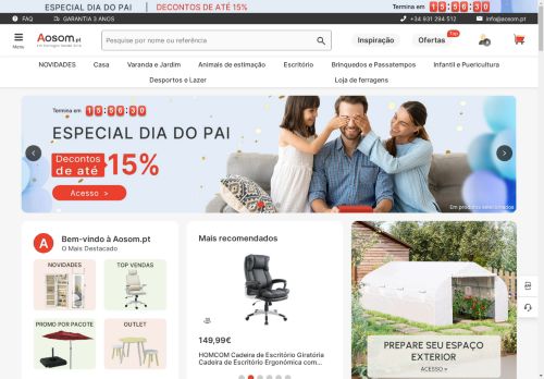 Cyber Monday  Aosom Portugal