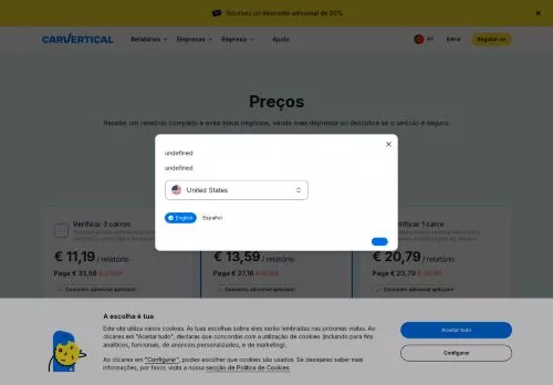 carVertical Novembro 2025