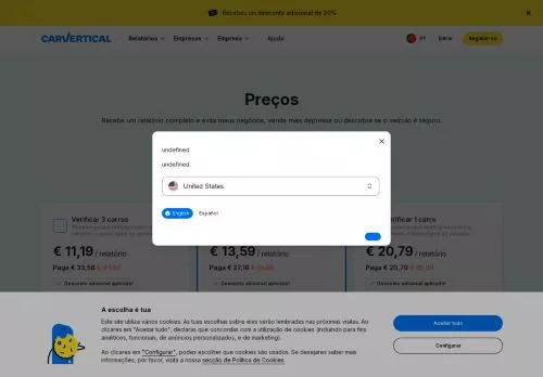 carVertical Dezembro 2025
