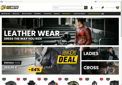 10% de desconto na FC Moto — Subscreva a newsletter