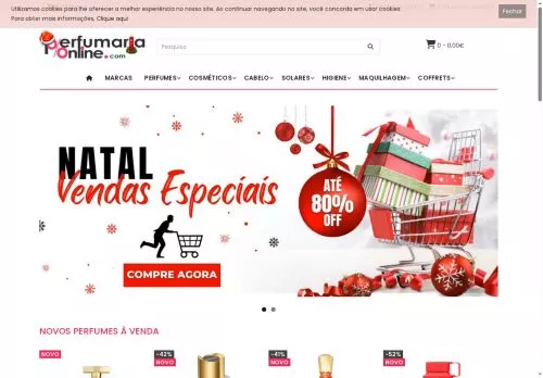 Perfumaria Online Dezembro 2025