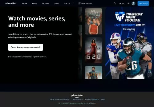 Prime Video Dezembro 2025