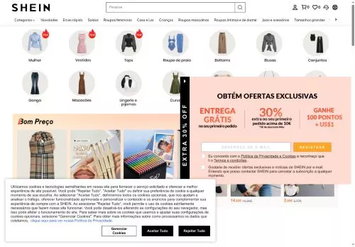 SHEIN Dezembro 2025