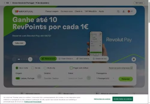 TAP Air Portugal Dezembro 2025