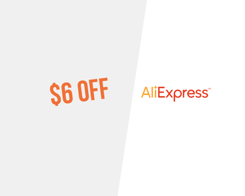 $6 de desconto na Aliexpress