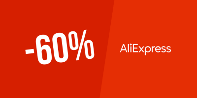 Ofertas do dia! Até 60% de desconto na AliExpress