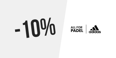 10% de desconto na All for padel — Subscreva a newsletter