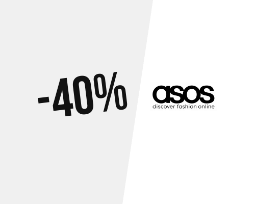 Até 40% de desconto em estilo de nova temporada na asos