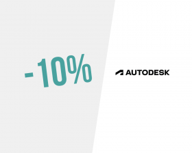 Subscreva durante 3 anos, obtenha 10% de desconto na Autodesk