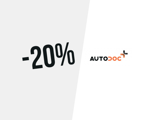 Poupe 20% nas peças de reposição na Autodoc