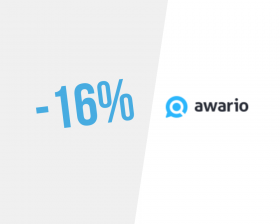 Faça uma assinatura de um ano e economize 2 meses na Awario