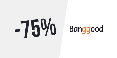 Flash deals! Até 75% de desconto na Banggood
