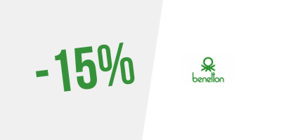 15% de desconto na Benetton — Subscreva a newsletter