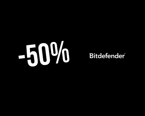 50% de desconto nos melhores produtos Bitdefender