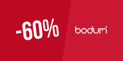 Promoções de abril ! Até 60% de desconto em mais de 690 artigos na Bodum