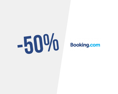 Economize até 50% nas suas reservas na Booking.com