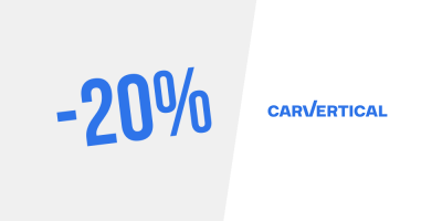 Exclusivo ! 20% de desconto extra na CarVertical