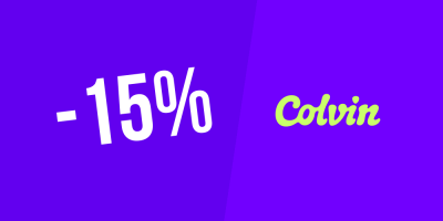 15% de desconto na Colvin — Subscreva a newsletter