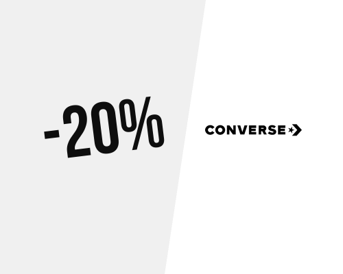 20% de desconto na Converse — Subscreva a newsletter