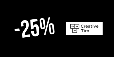Exclusivo! 25% de desconto no Vue Material Dashboard 2 PRO na Creative Tim