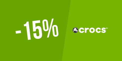 15% de desconto na Crocs — Subscreva a newsletter